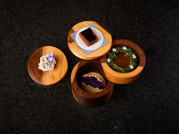 plated meals at Leo restaurant, Bogotá