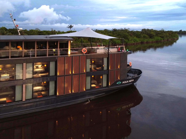 the ship exterior of Aqua Nera