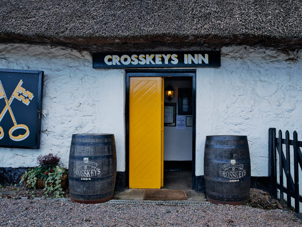 Crosskeys Inn, Toomebridge front door