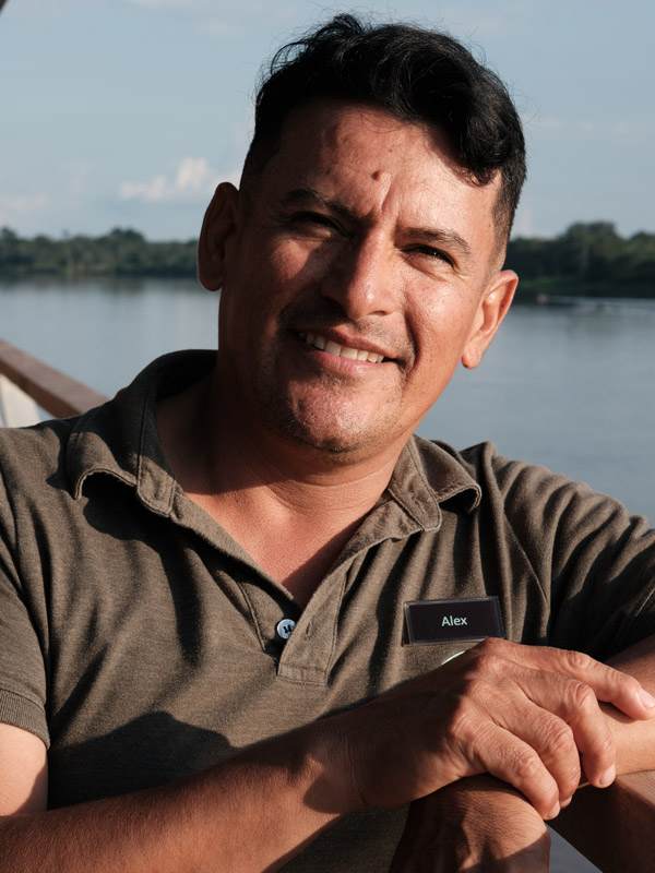 a portrait shot of Alex of Aqua Expeditions