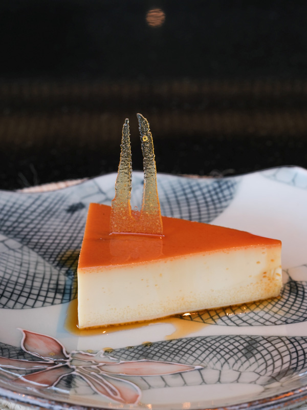 an Amazonian dessert onboard Aqua Nera