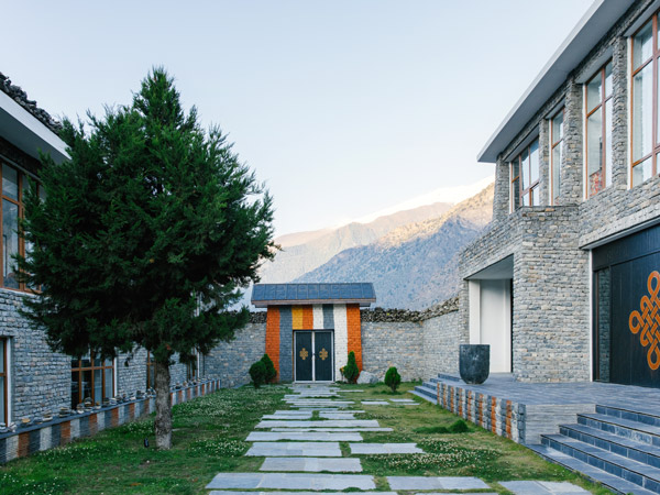 the exterior of Shinta Mani Mustang, Nepal