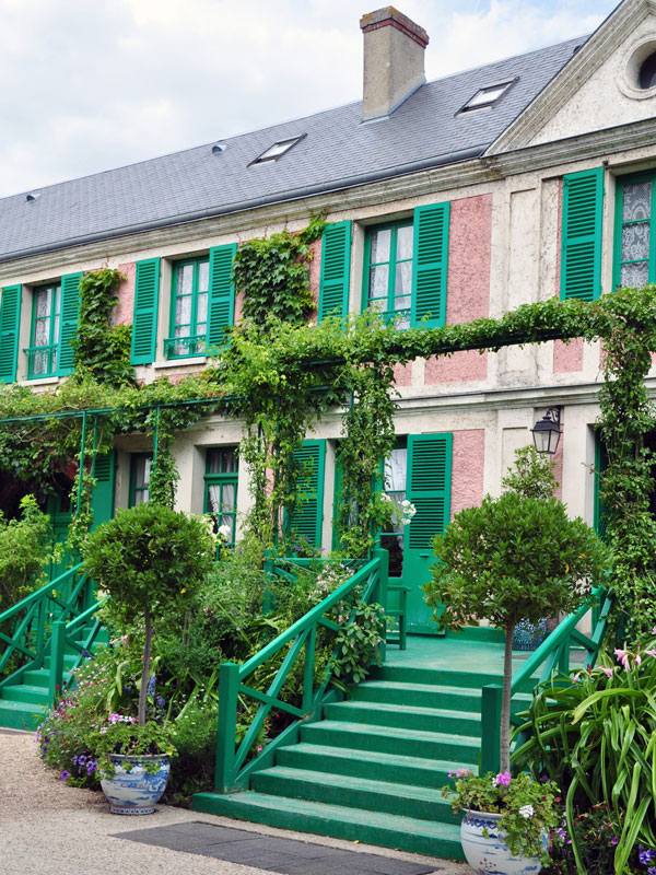 house of the famous painter Claude Monet in Giverny, France