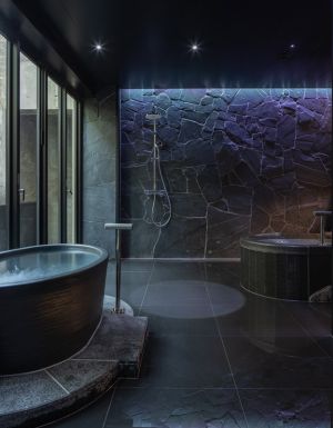 the bathroom at Moksa