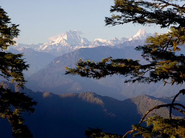 a scenic view of the Himalayan Peaks