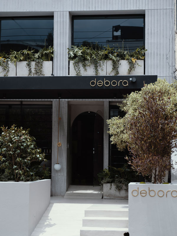 the restaurant exterior of Debora in Bogotá