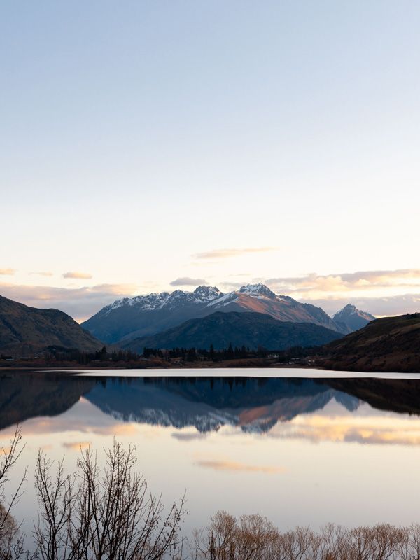 the scenic backdrop of The Remarkables in Ayrburn, New Zealand