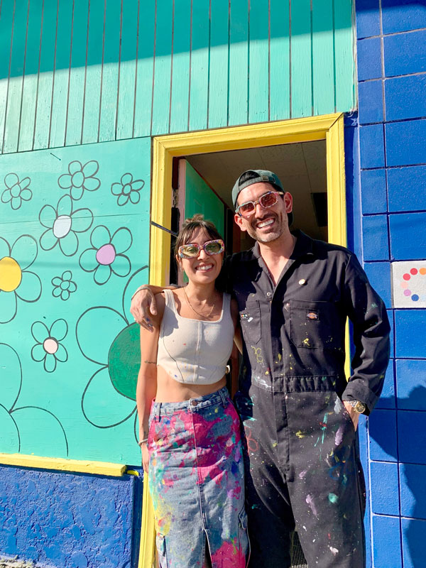 the founders of SUPERBLOOM, Alexis Palomino and Chris Ramirez