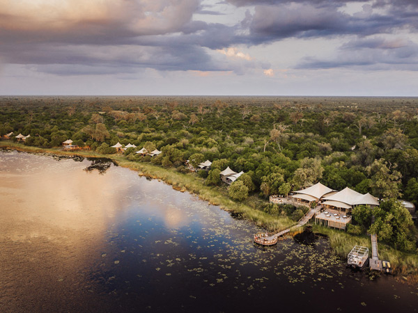 an aerial view of the DumaTau riverscape