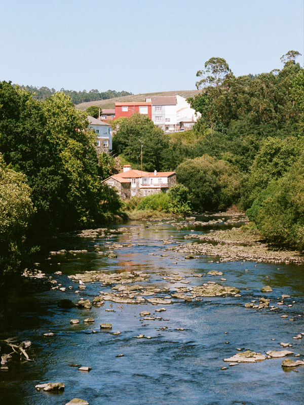 a fishing village along The Lighthouse Way trail