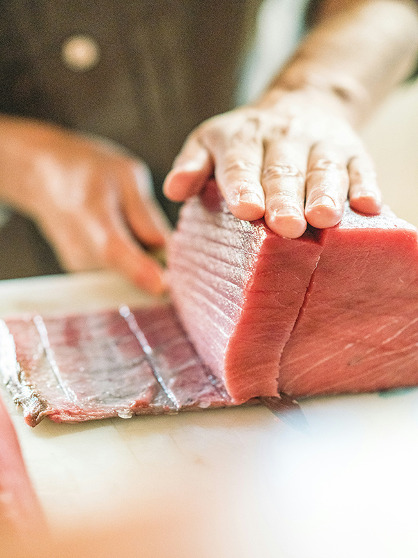A slice of Japan's best regional cuisine through Oma Maguro. blue-fin or hon-maguro
