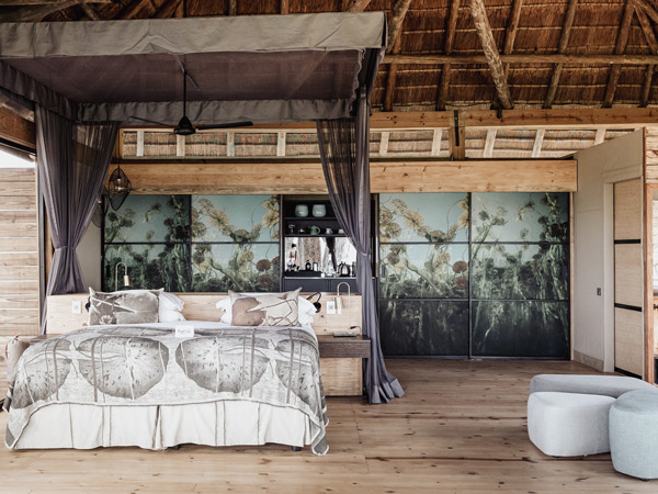 inside one of Vumbura Plains’ suites