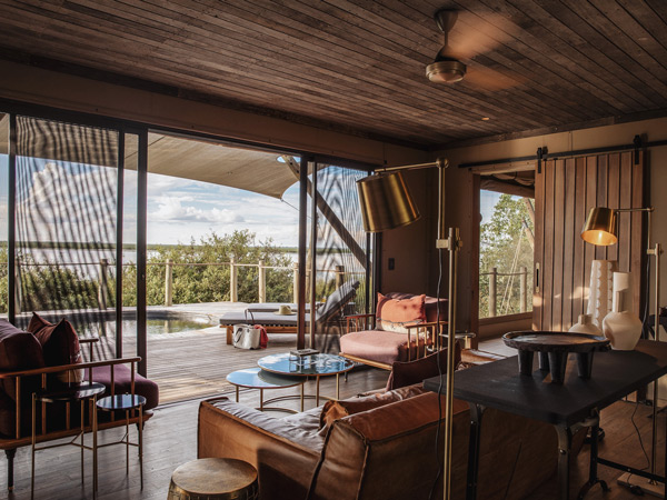 a look inside a tented suite at DumaTau