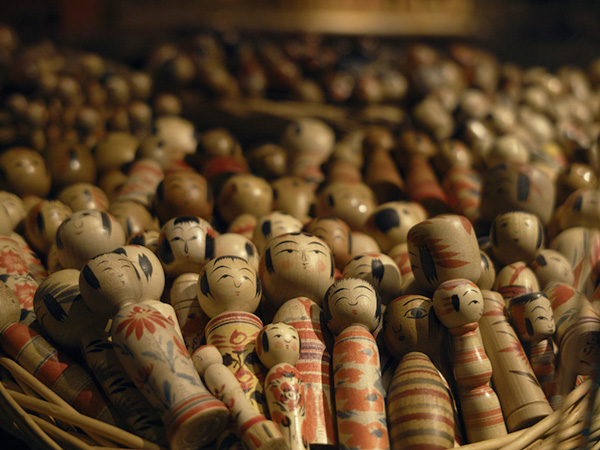 Kokeshi Dolls in Japan