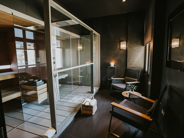 a look inside the thermal suite at Grand Hotel Central Barcelona