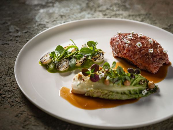 a Hungarian dish at Borkonyha Winekitchen