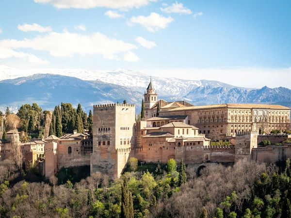 the Alhambra Palace in Spain