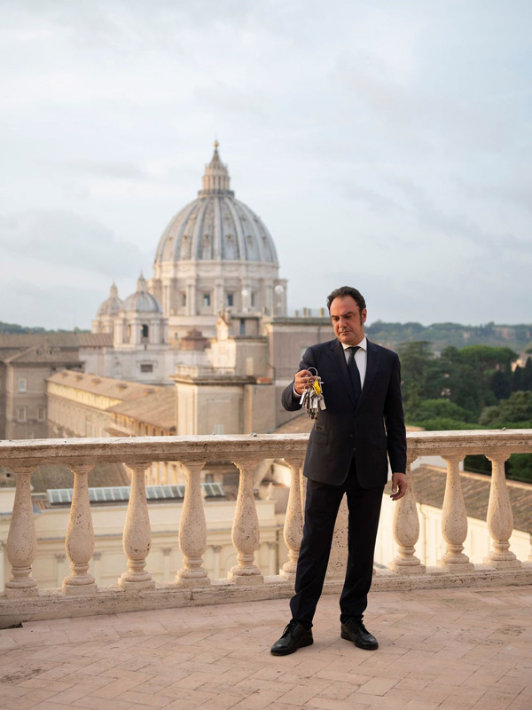 Gianni Crea, the Head Clavigero of the Vatican