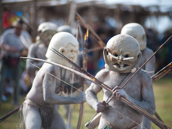 the tribes of PNG at the Goroka Show