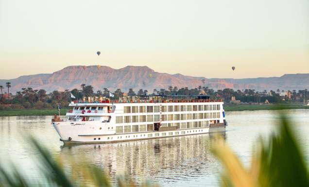 the Uniworld Boutique River Cruises sailing across Egypt and the Nile