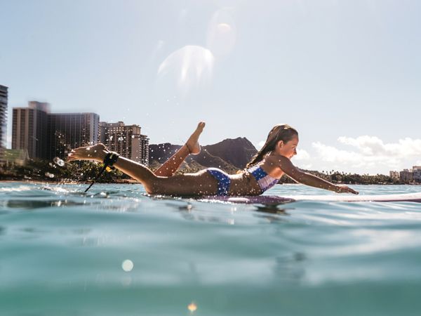 surfing in Hawai'i