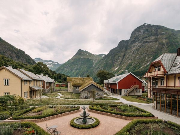 a scenic landscape at Hotel Union Øye
