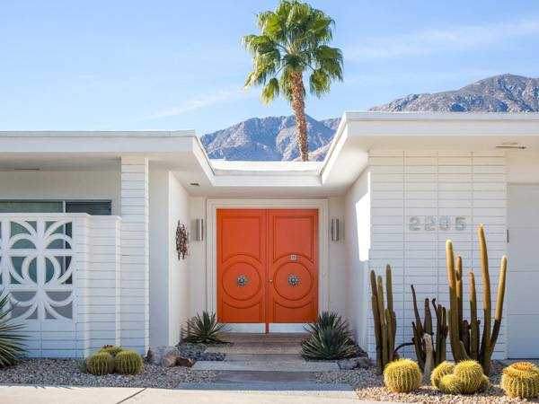 the red door at Greater Palm Springs, Modernism Week