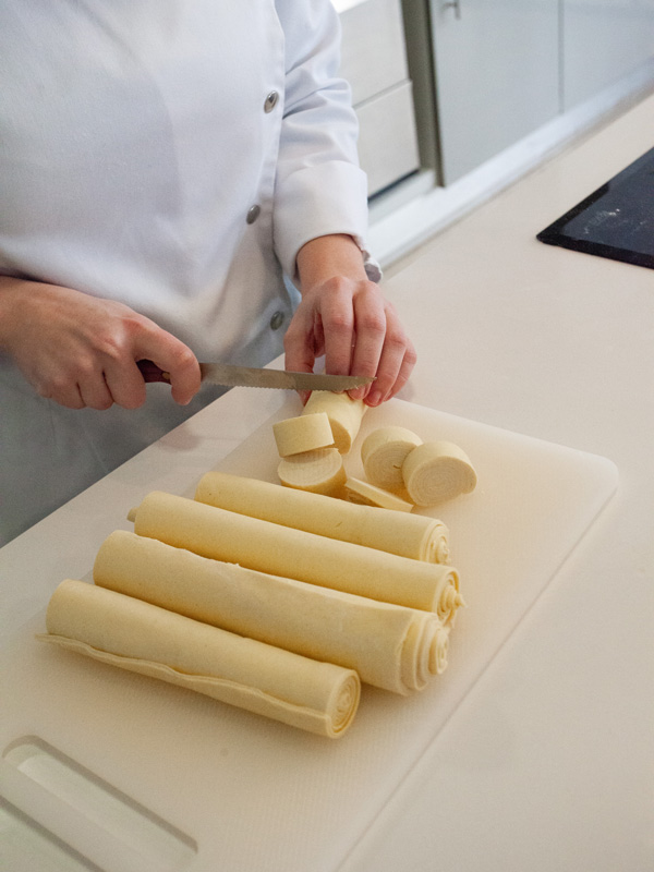 making dough at Pasteis de Belem