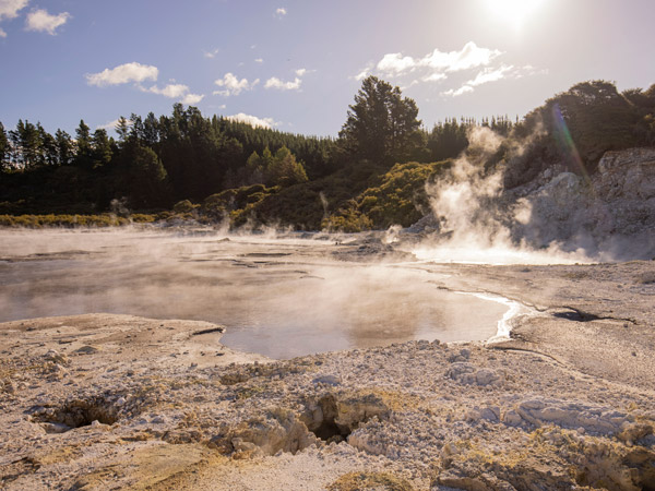 Rotorua Hot Springs in New Zealand