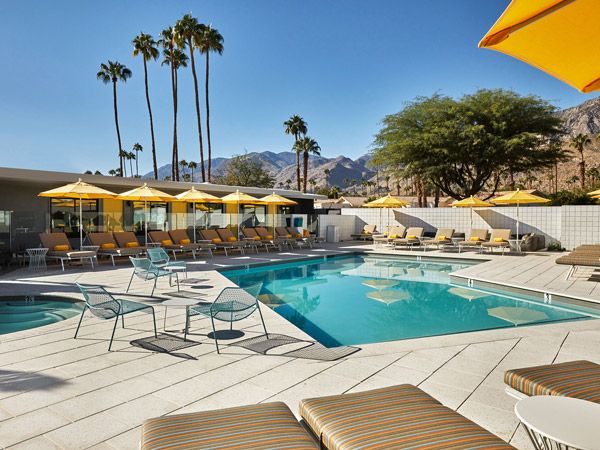 the pool at Twin Palms