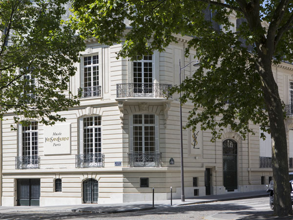 the exterior of Yves Saint Laurent Museum