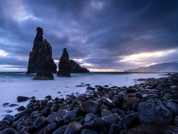 Rock formations in Madeira