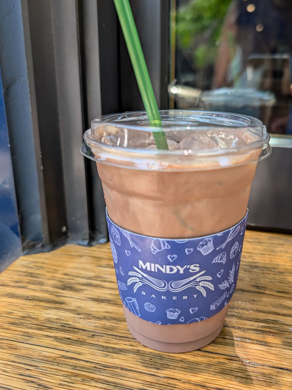 Mindy’s Bakery iced chocolate