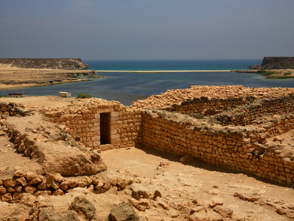 the ruins of Sumhuram in Oman