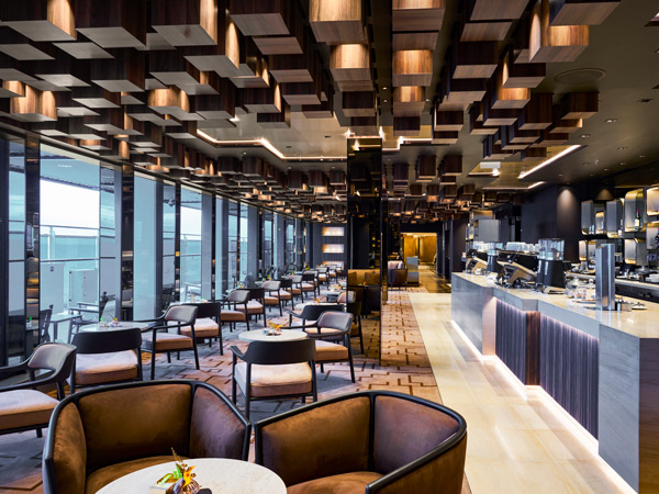 the Crema Cafe aboard EXPLORA I