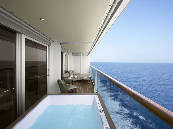 The balcony in Explora I's Cove Residences.