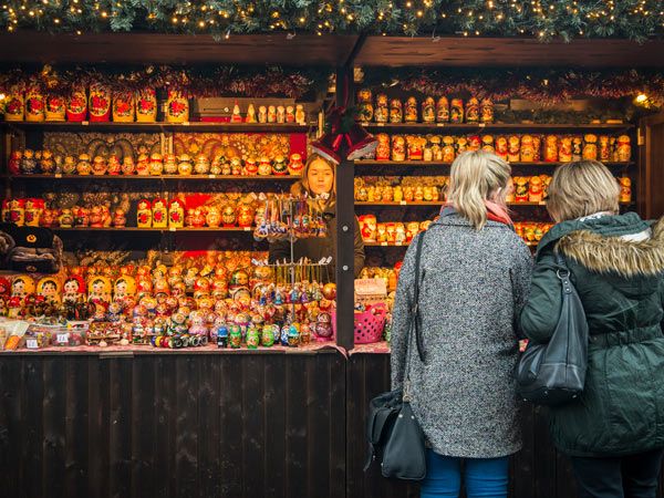 Edinburgh Christmas Market in Scotland