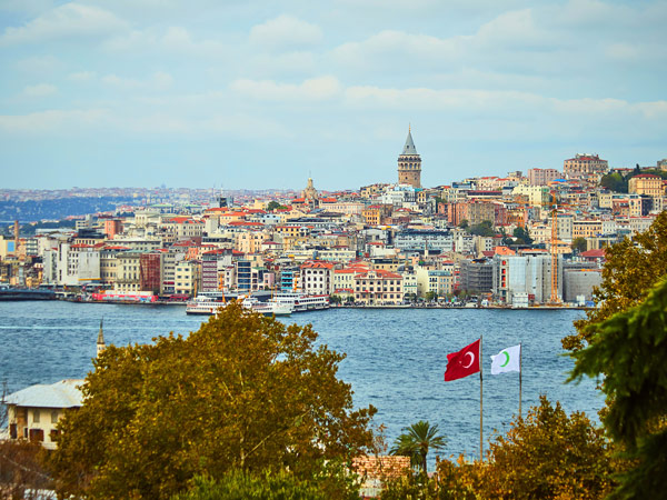 the Istanbul cityscape