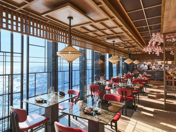 the Sakura restaurant, EXPLORA I