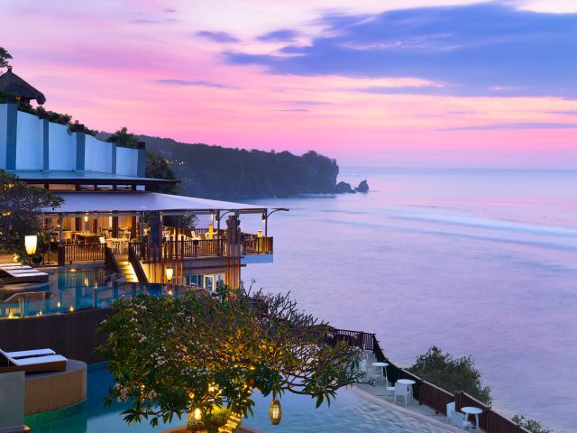 Anantara Uluwatu Bali Resort at sunset
