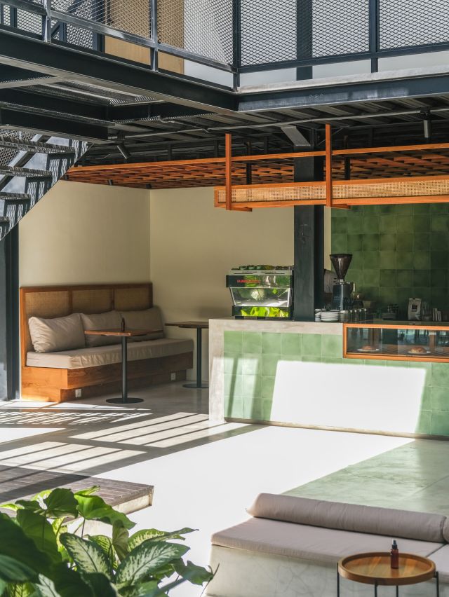 Inside the Tribal Bali hostel