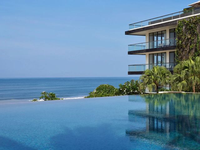 an infinity pool at Alila Penthouse Seminyak