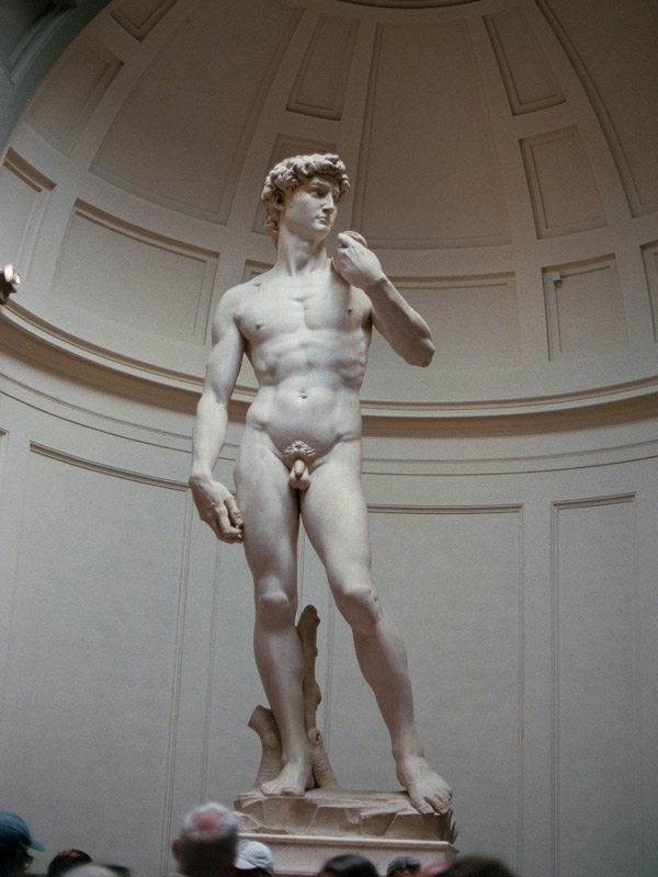 Michelangelo's sculpture at Accademia Gallery