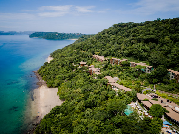 an aerial view of Andaz in Costa Rica