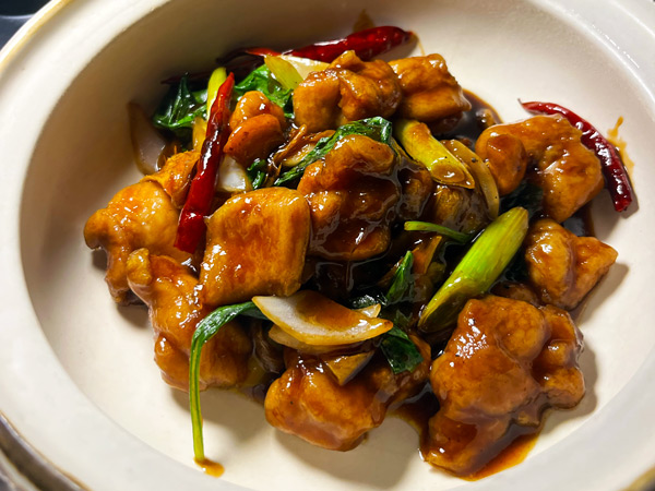 a close-up of Cantonese food at Mandarin Oriental Bosphorus