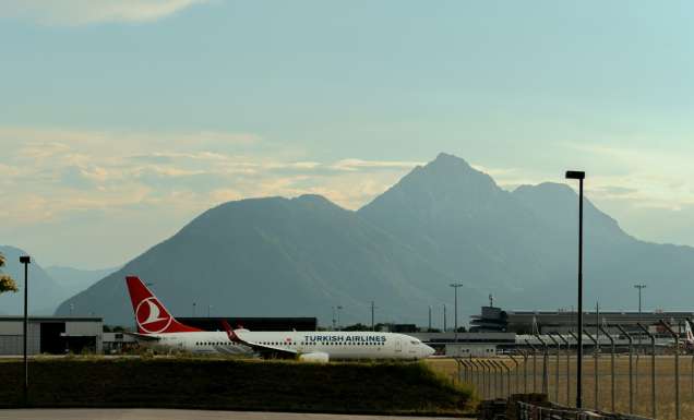 Turkish Airlines grounded at airport