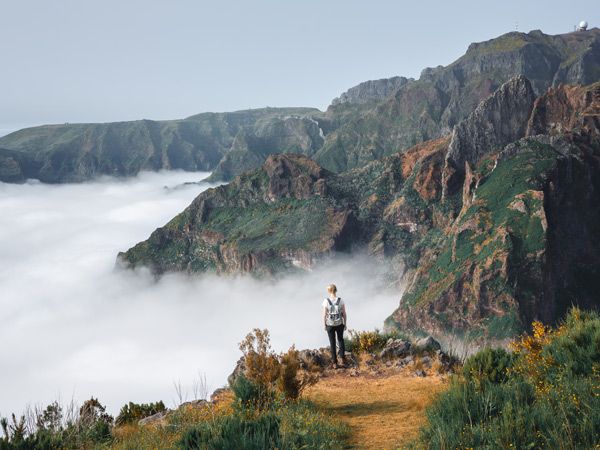 hiking to Pico Ruivo, Madeira Island