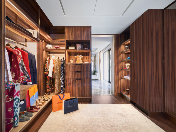the dressing room at the Royal Bosphorus Suite, Mandarin Oriental Bosphorus