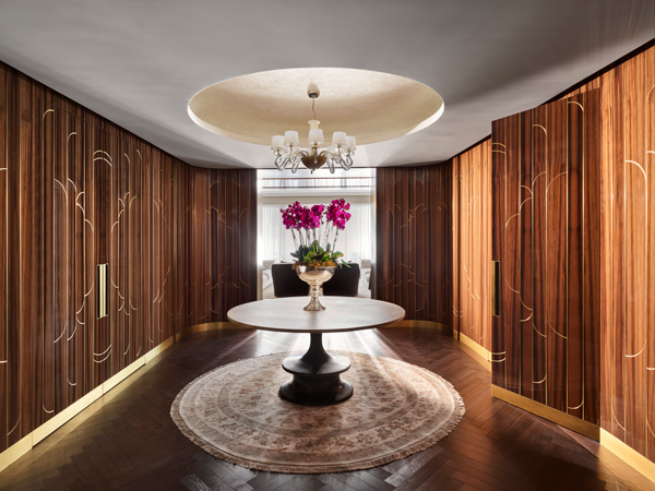 the entrance to the Royal Bosphorus Suite, Mandarin Oriental Bosphorus Istanbul