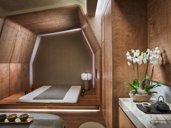 the spa treatment room at Mandarin Oriental Bosphorus